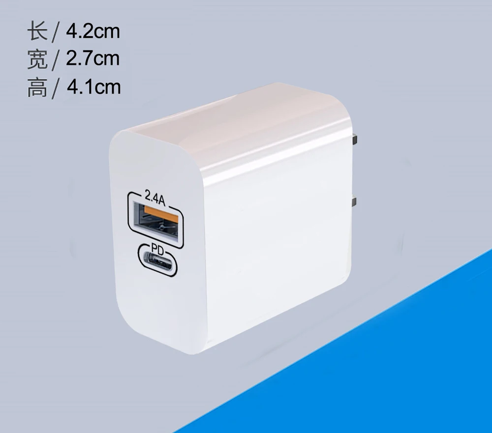 2in1 2 в 1 12 Вт Тип c PD КК быстрой зарядки сотового телефона usb настенного зарядного устройства type-c USB настенное зарядное устройство
