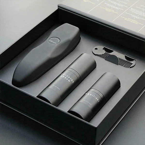 4 Pcs/ Set dropshipping hair growth serum men skin care beard growth product beard growth kit