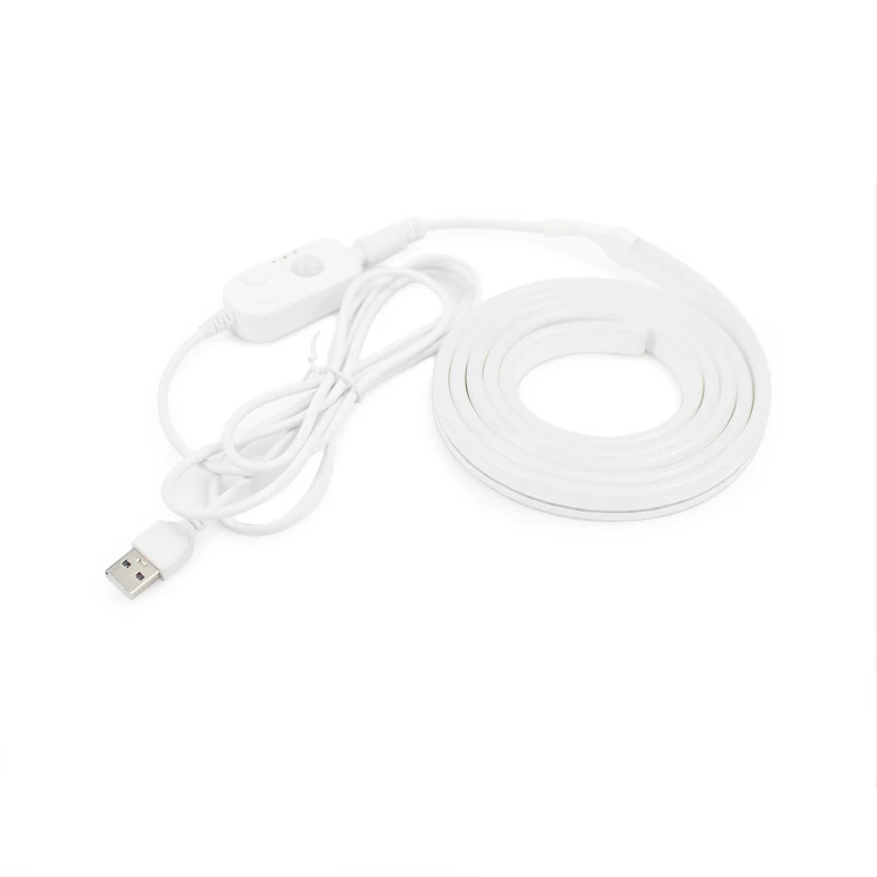 5V flexible neon strip light led low voltage super bright battery box computer usb interface silicone IP65 strip light