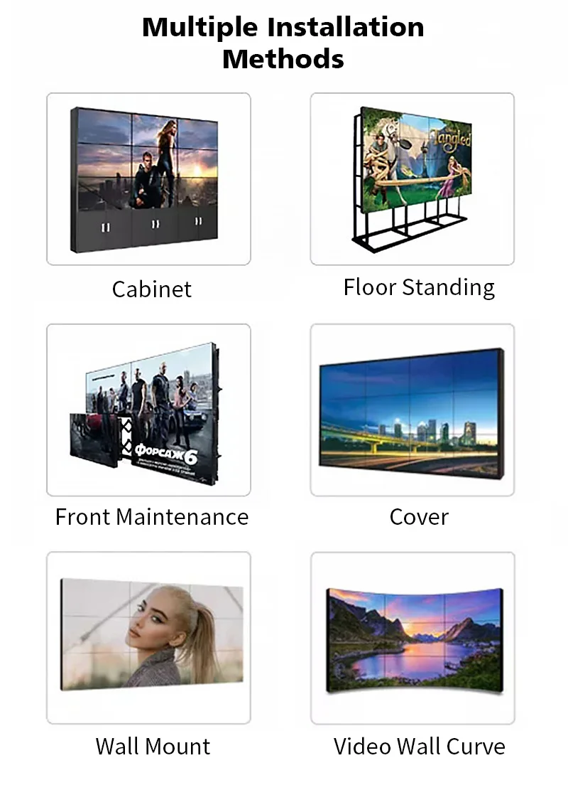 Advertising Bezel Video Wall Digital Video Wall Interactive Video Wall
