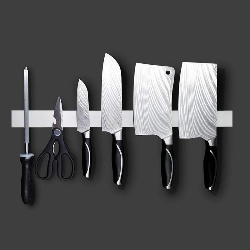 Convenient 10 inch Stainless Steel Strip Magnetic Knife Bar magnetic knife holder for wall