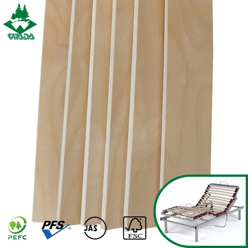hot sales high quality lvl birch folding bed slats base board bent birch veneer wooden slats