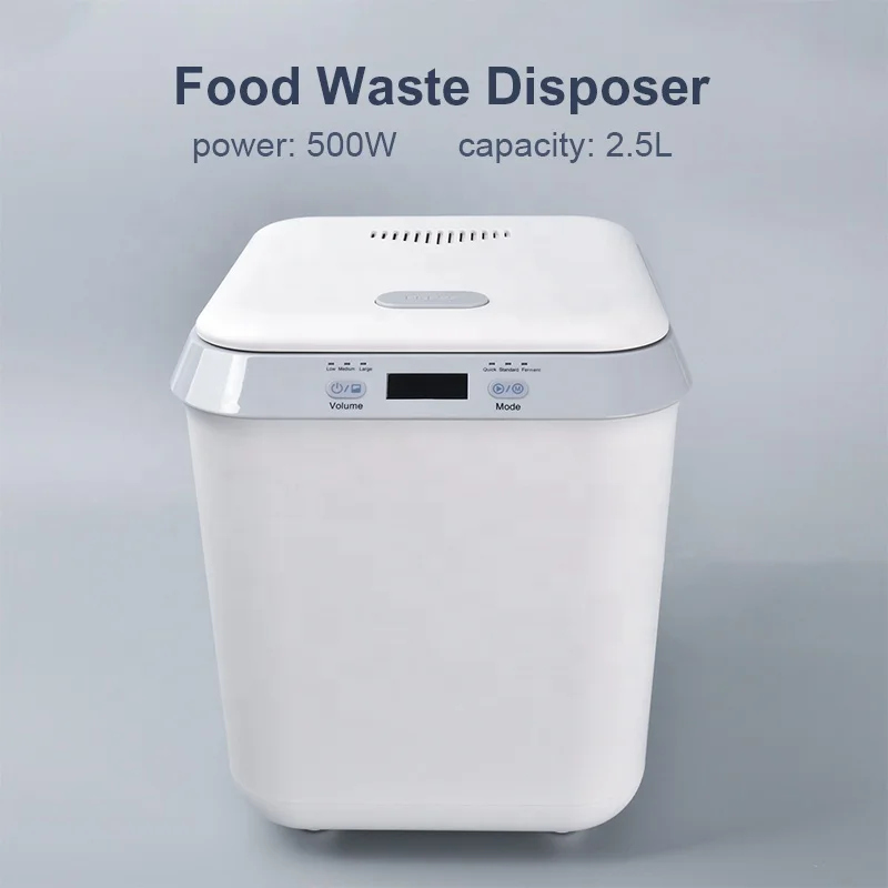 Best sell Composting Disposal Kitchen Household Fertilizer Recycle Grinder Liner Trash Can Disposer Compost Bin Food Waste Bin
