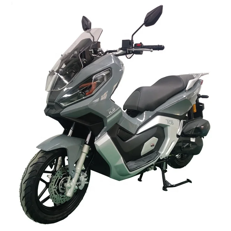 Высокая конфигурация новый дизайн скутер 150cc бензин мотоцикл с большими колесами лобовое стекло ЖК-метр