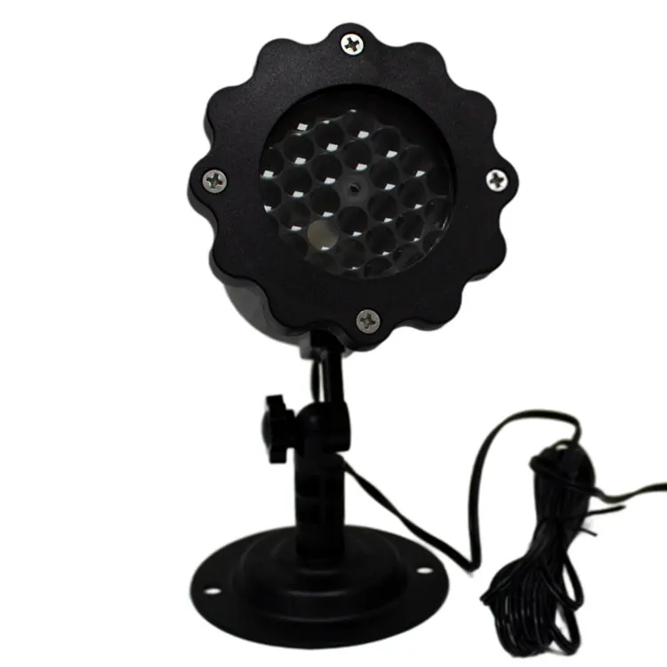 
White snowflake pattern, can be inserted into the LED snowflake projection lamp garden light on the lawn (no remote control) 