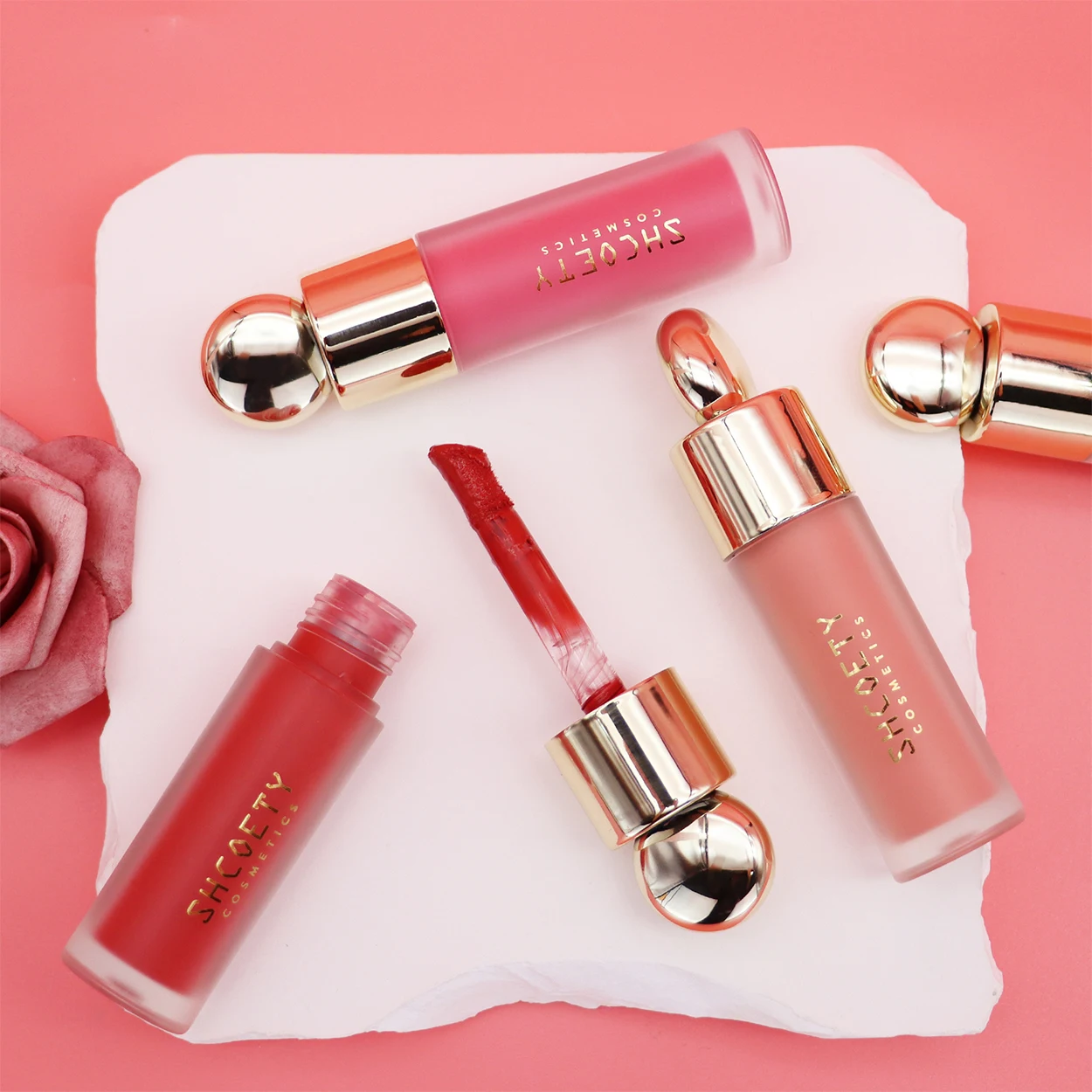 5 Colors Rare Beauty Blush Gold Cover Versatile Wholesale Waterproof Liquid Blush For Women