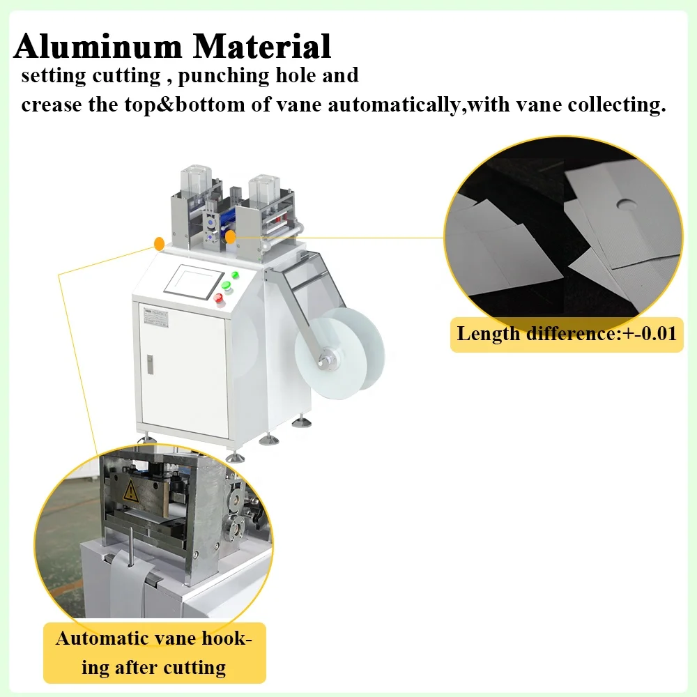 Automatic Vertical Blind Cutting Punching Creasing Machine Vertical Blinds Manufacturing Machinery