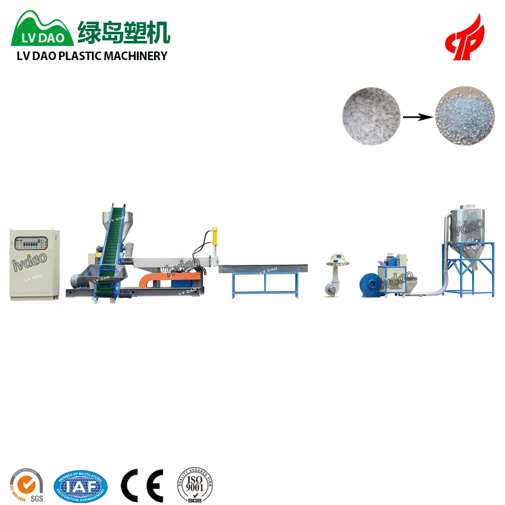 China factory PC PA ABS plastic recycling line