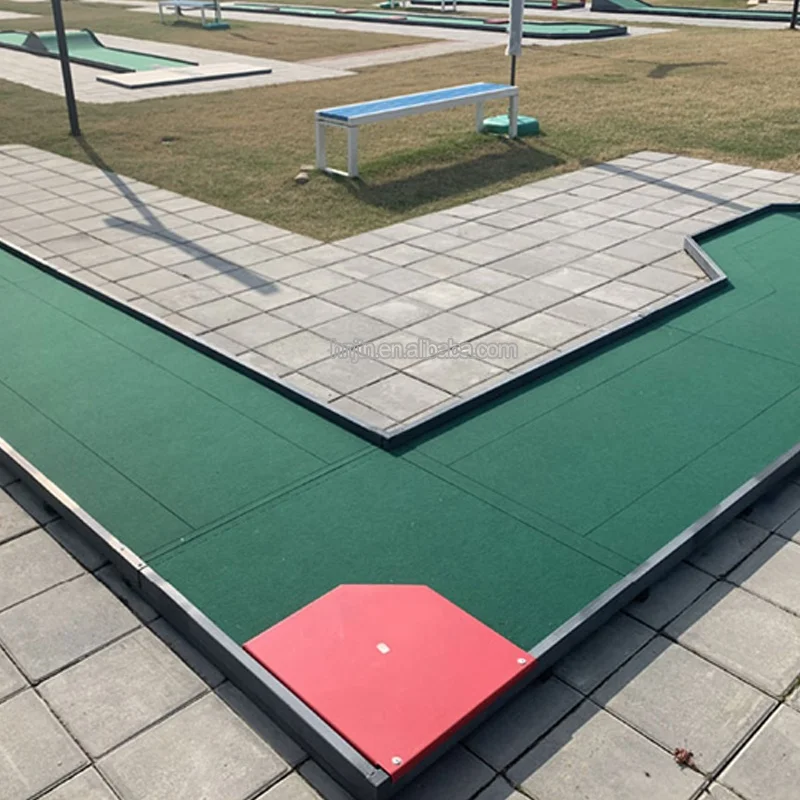 Mini Golf Driving Range training Course Golf Hitting Mat Manufacturer Custom Golf 3d Hitting Mat