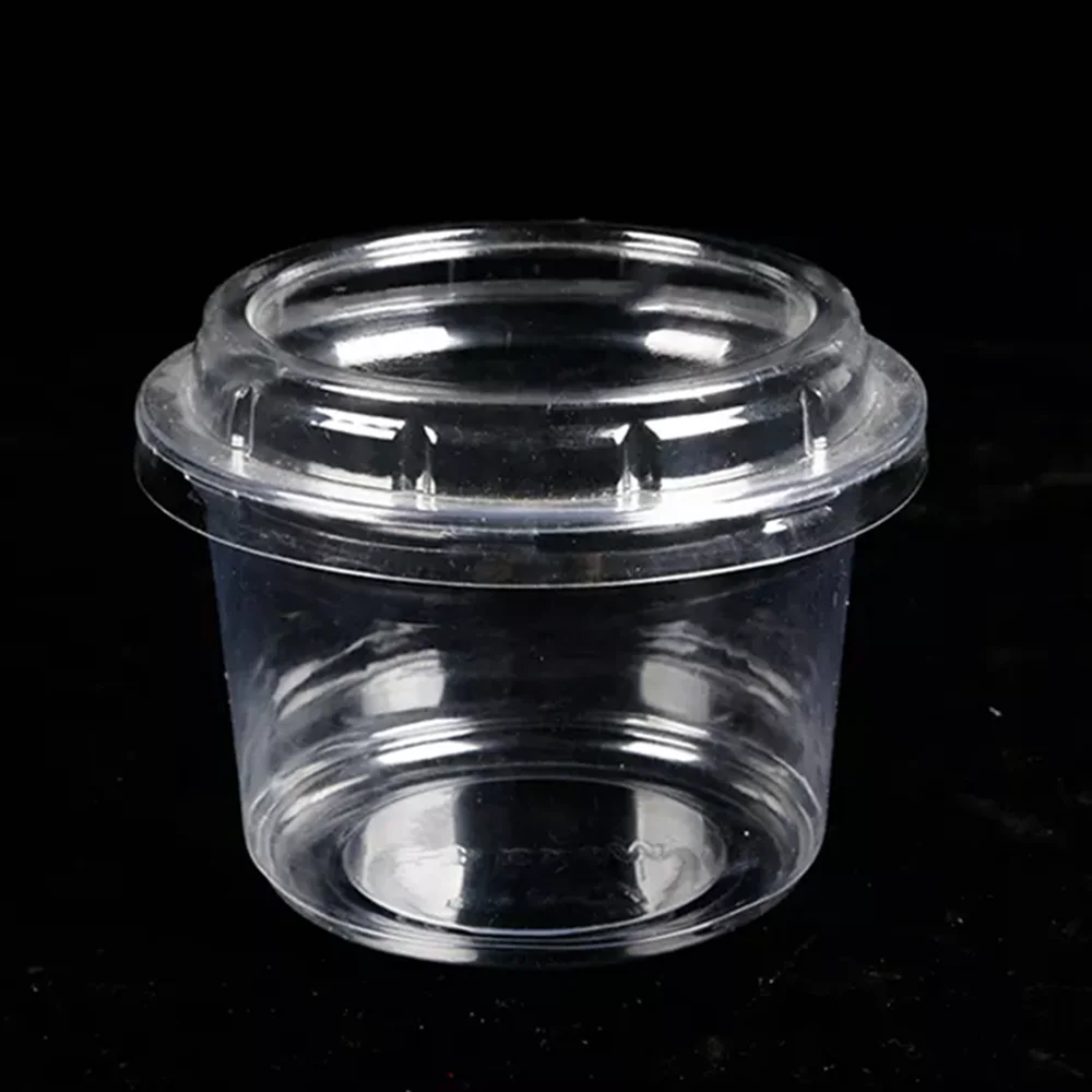 Cut-resistance PVC Material Biodegradable Transparent Plastic Storage Container Round Bottom Cup