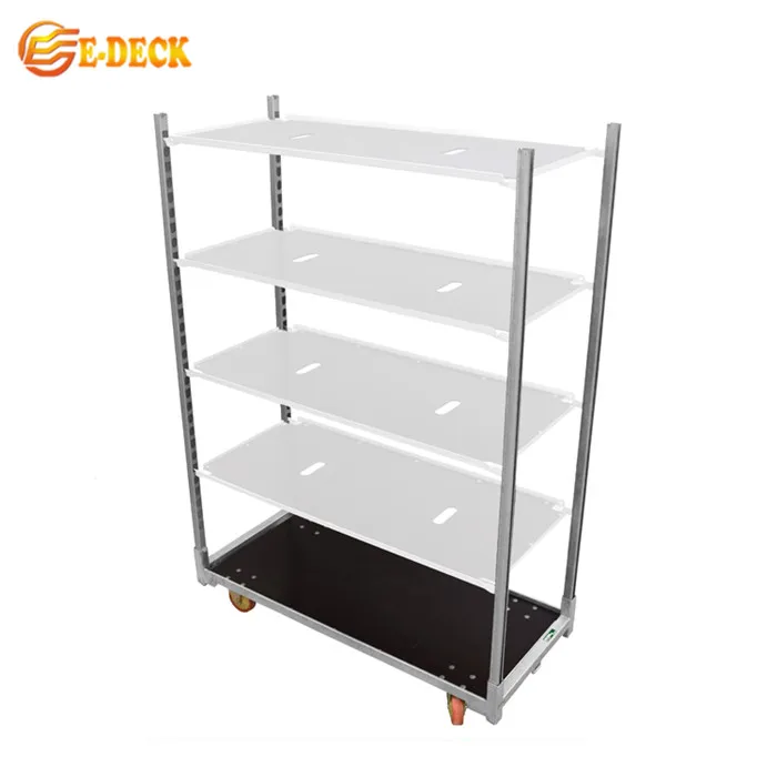 Заводская цена большой открытый сталь металл бортовой хранения завод сад цветочный горшок Rolling Cart тележка для продажи