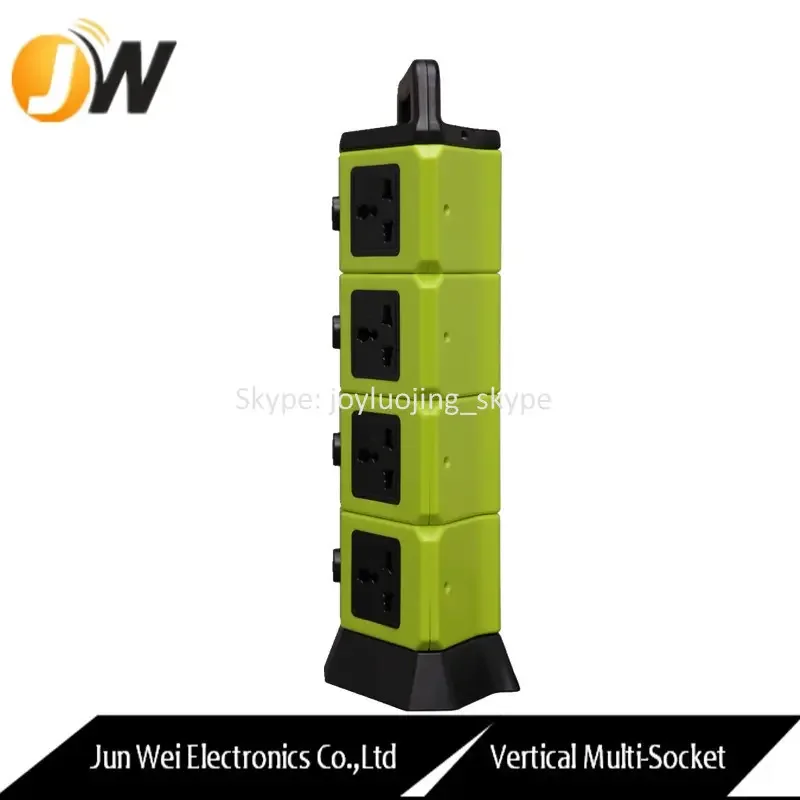 JUNWEI sells a limited number of four USB ports USB socket Plug extender ultra-thin vertical protective sockets