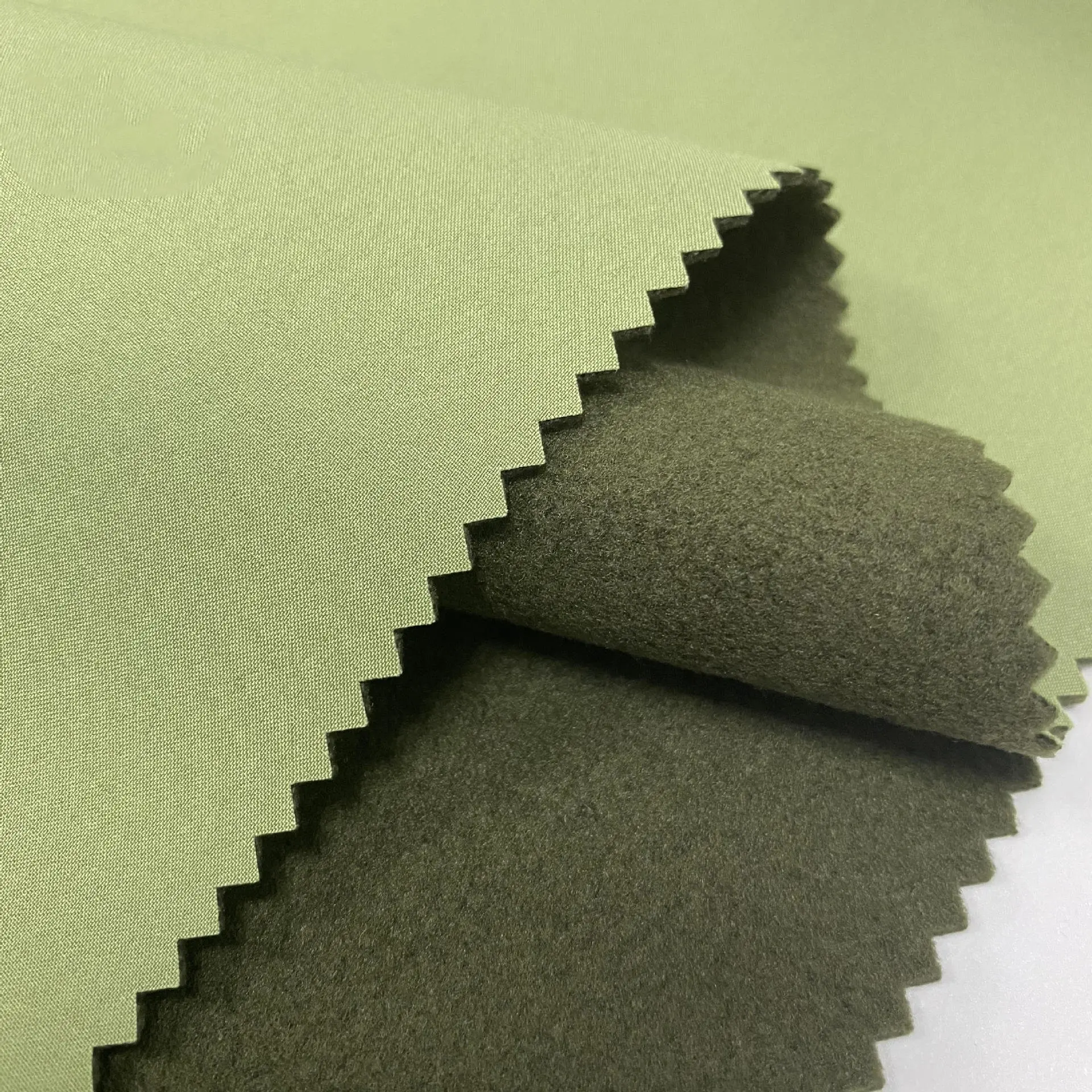 100D Ns Spandex 4-Way Stretch Bonding Polar Fleece With Tpu 3 Layer Waterproof Softshell For Jacket Mountaineering Fabric