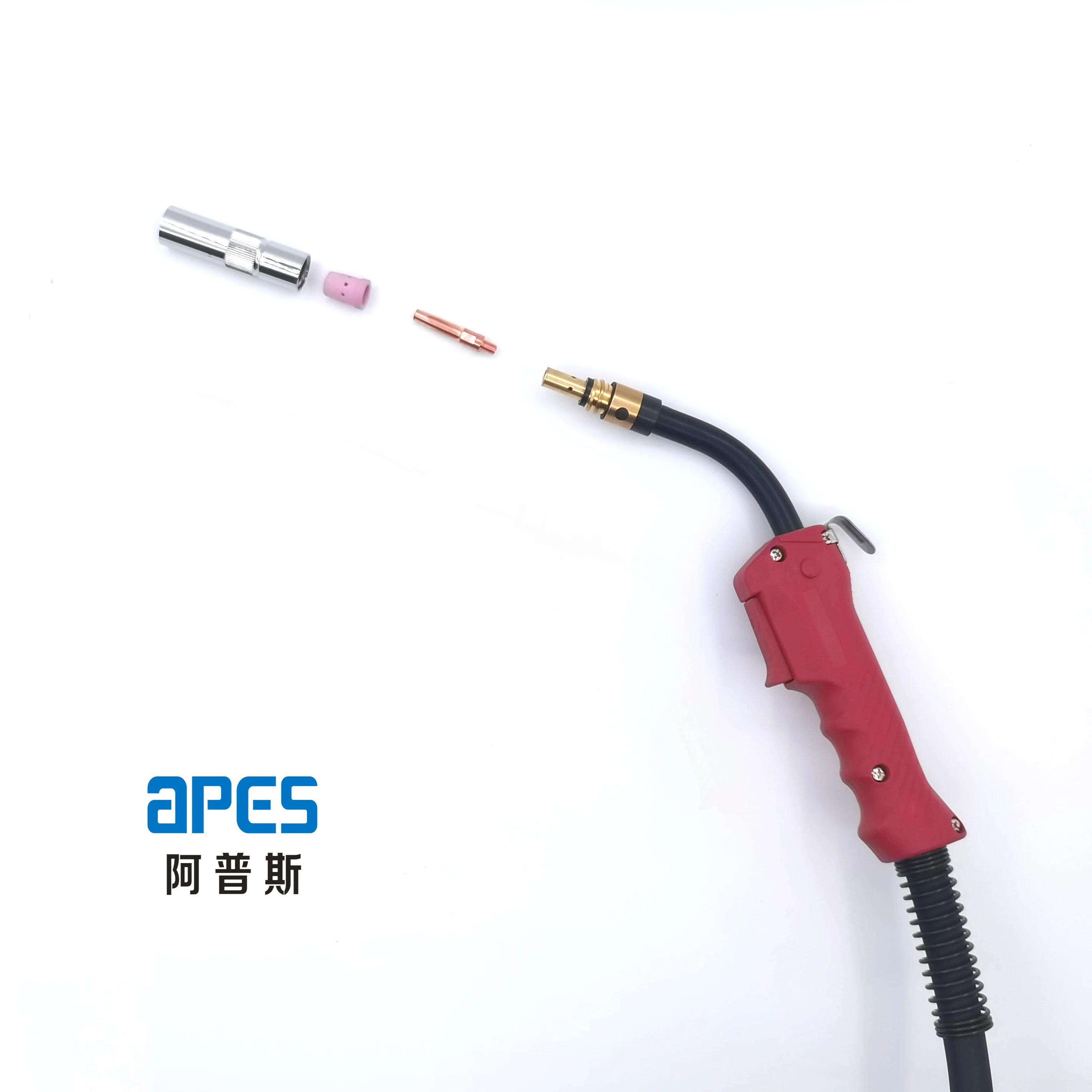 3Meter 350A Pan Type Air Cooled Pan& Euro Connector Soldadura  MIG Welding Torch