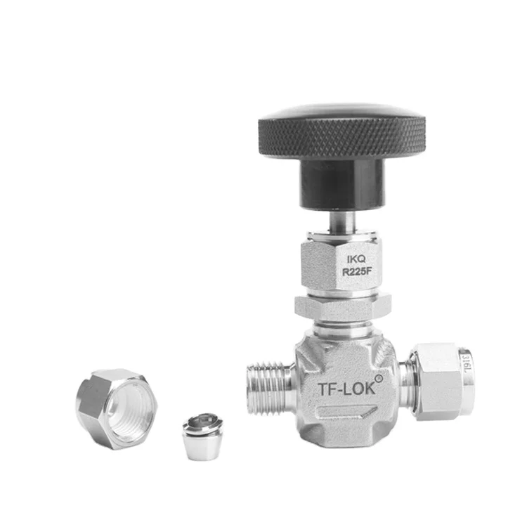 1/2 NPT Swagelok Type Double Ferrule End Needle Valves Stainless Steel One-piece Bonnet Needle Valve