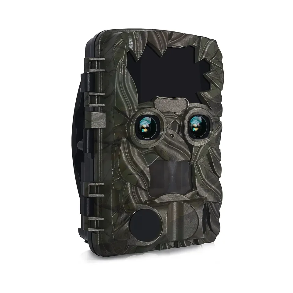 Hot selling Outdoor Arrival Dual Lens IP66 Waterproof 2.4 inch Display 25 Meters 0.2s 20MP 4k Trail Game Thermal Hunting Camera