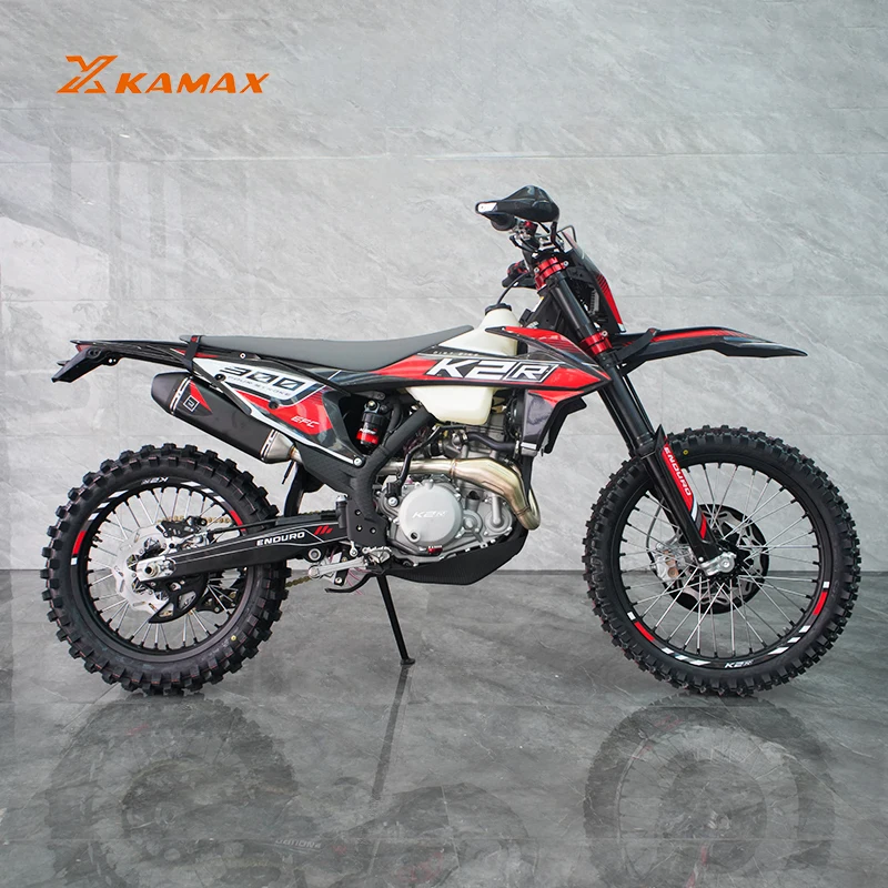 KAMAX 300NC Enduro 300cc dirt bike 4 Stroke Water Cooling Gas Dirt Bikes 300cc motor cross