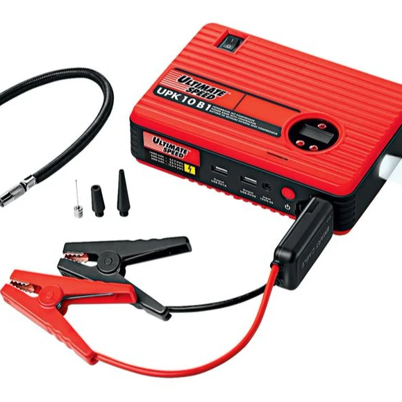 Car Power Bank Portable Starters 12V Mini Multi-Function Battery Powerbank Super Capacitor With Air Compressor Jump Starter