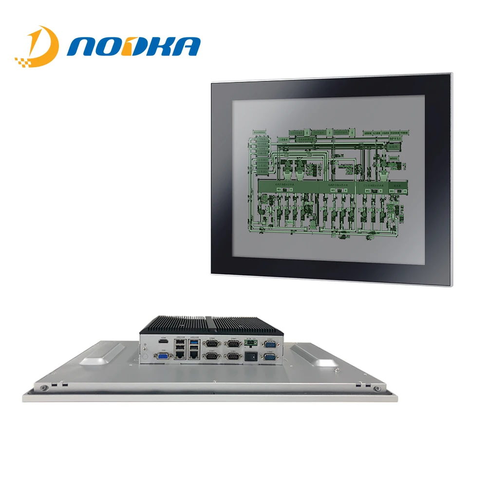 17 inch desktop rugged tablet fanless touch screen computer E3845 all-in-one industrial panel pc price