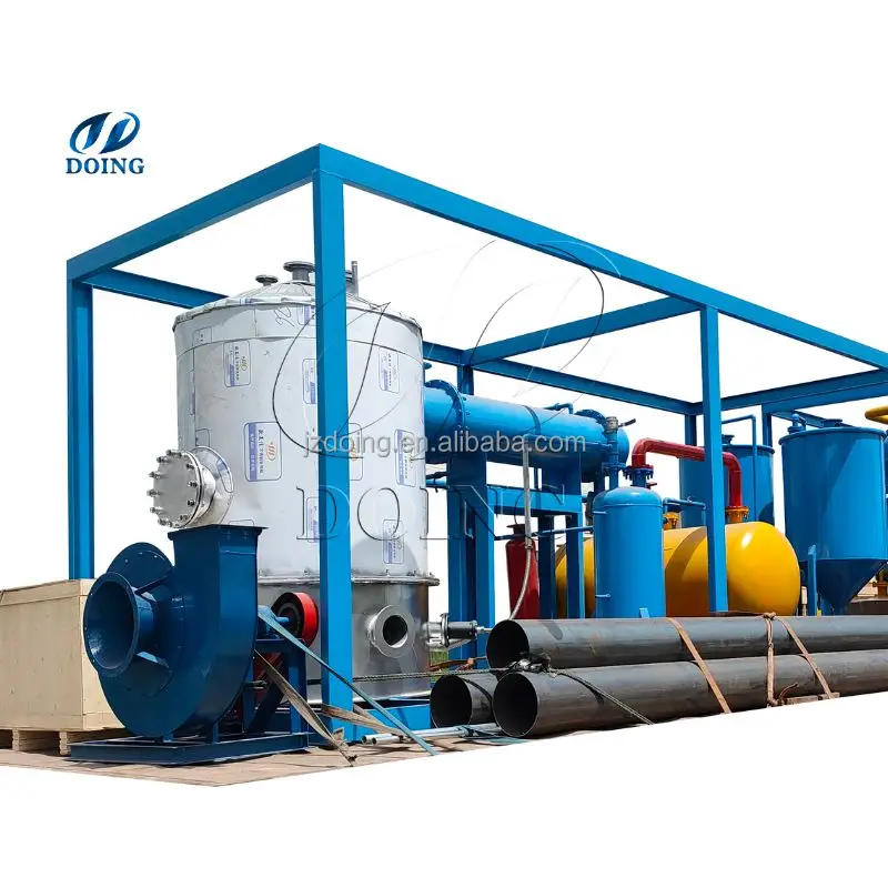 Affordable price small scale waste oil distillation machine Convert pyrolysis oil/crude oil to diesel refinery plant for sale