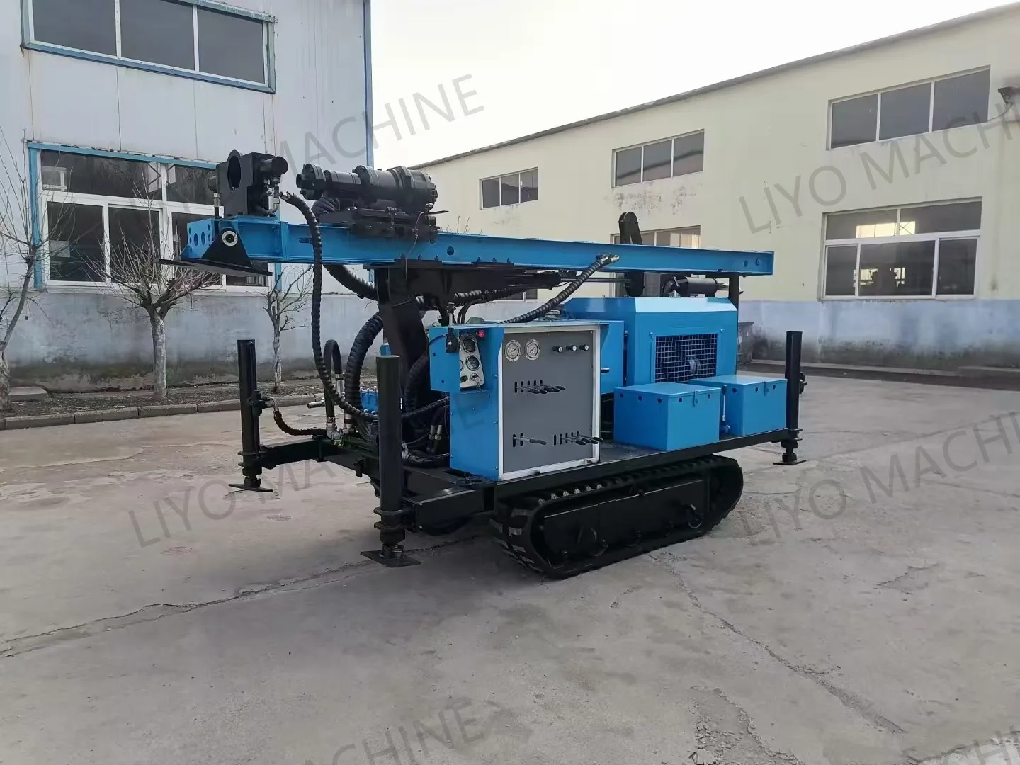 Used 100m 200m 300m Borehole Drill Rig Small Mini Deep Water Bore Hole Well Forage Boring Machine