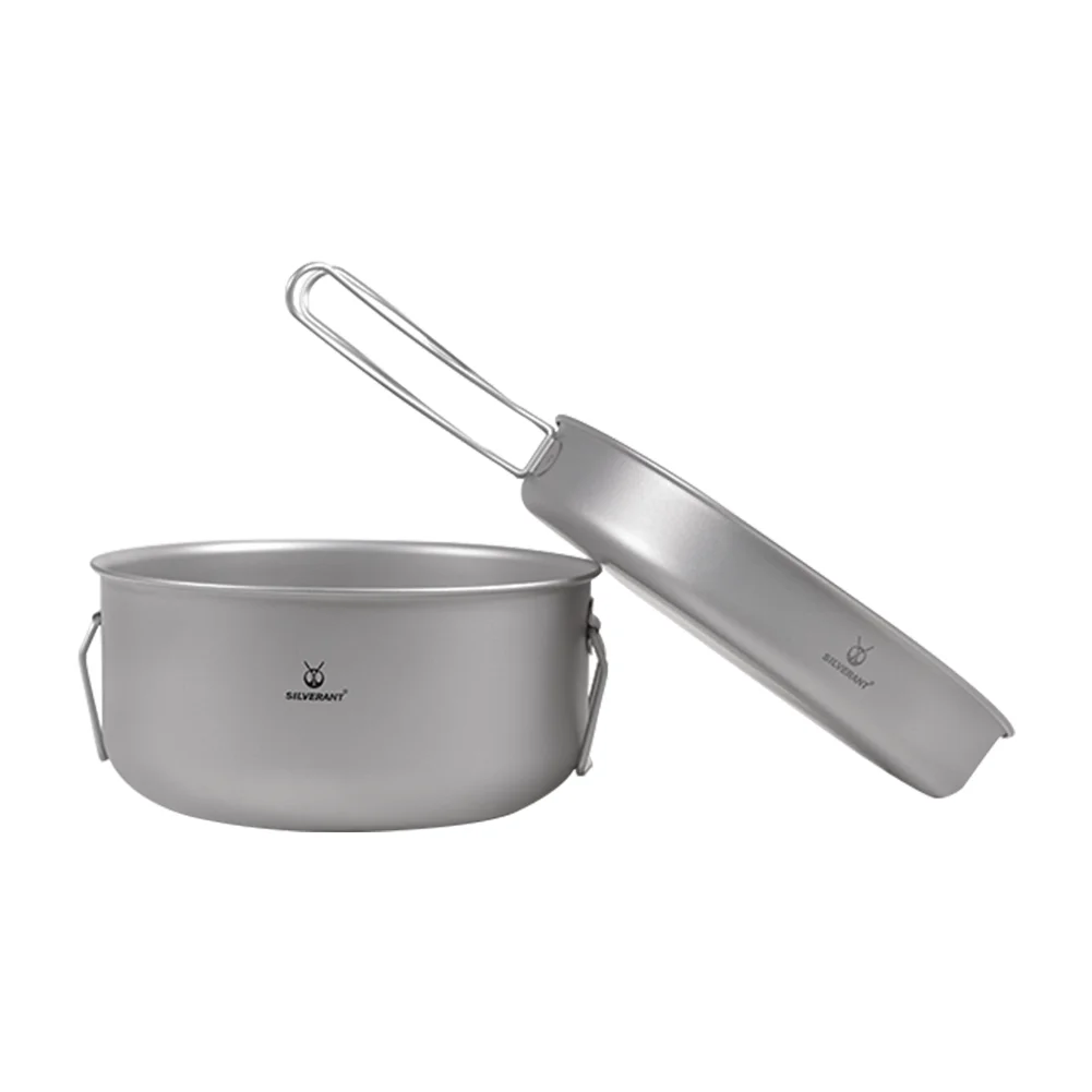 Набор из двух предметов кастрюля в сочетании с ручкой и сумкой из титана