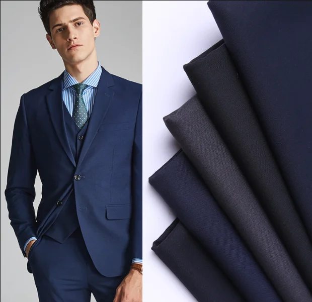 Factory direct sale printed Fabric for  Uniform 80%polyester 20%rayon business suiting  woven viscose tr fabric