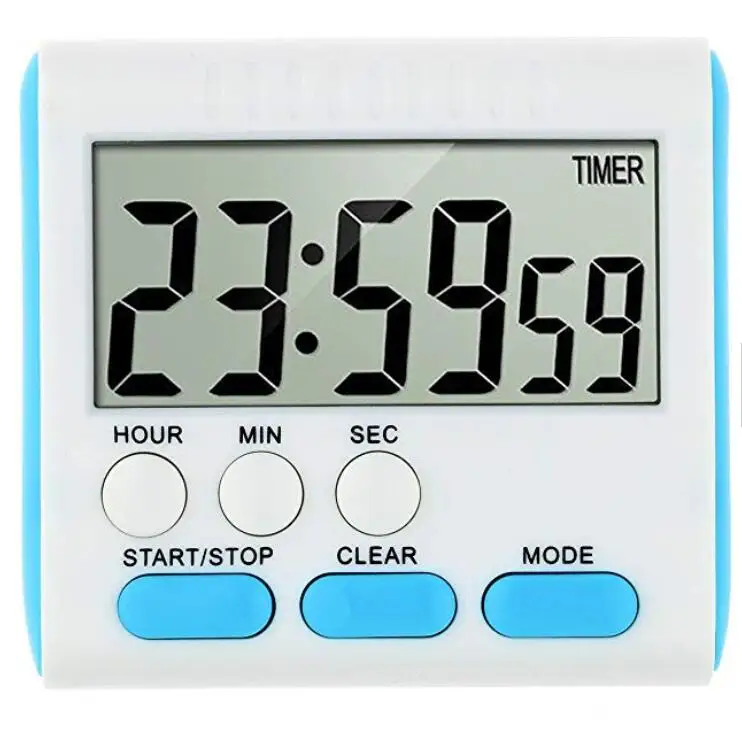 Desktop multifunction electronic clock kitchen timer with magnet,  baking timer timers in bulk