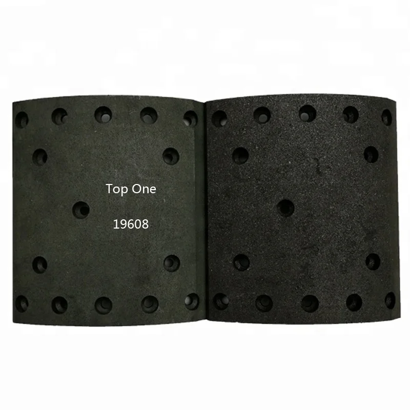 WVA 19608 19609 Top One Oe Truck Brake Lining manufacturer For Man brake lining