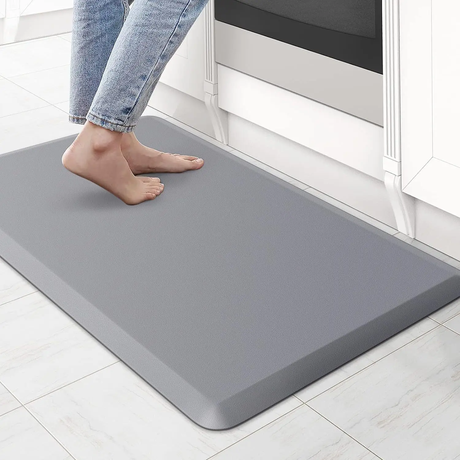 Hot Sale PVC Dirt Resistant Rug Anti Fatigue Easy Clean Standing Carpet Non Slip Office Kitchen Floor Mat