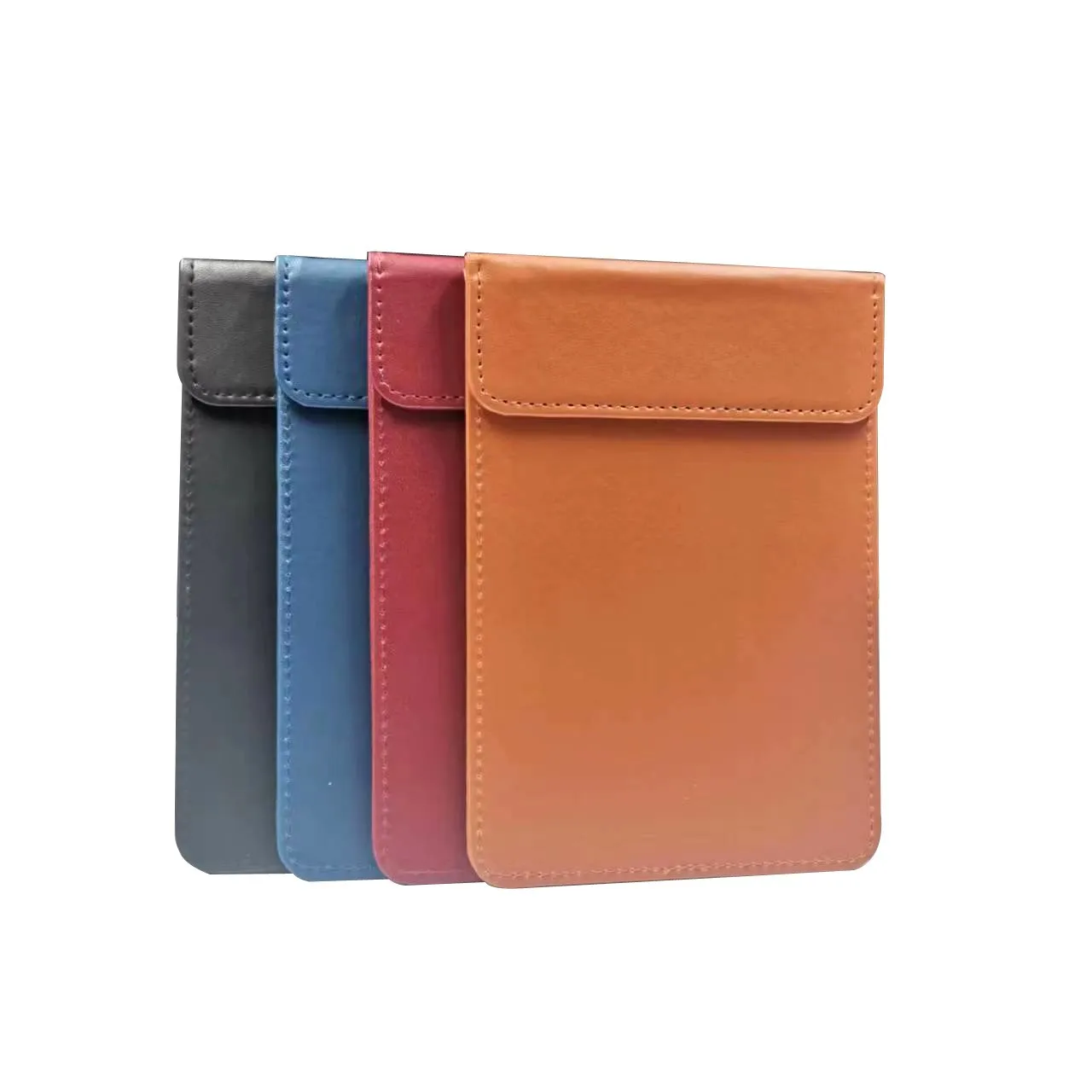 Restaurant Bill Holder PU Leather Menu Board Guest Check Folder Bill Note Writing Pad Holder Fashion Guangdong 8*12.5cm Bbontic3