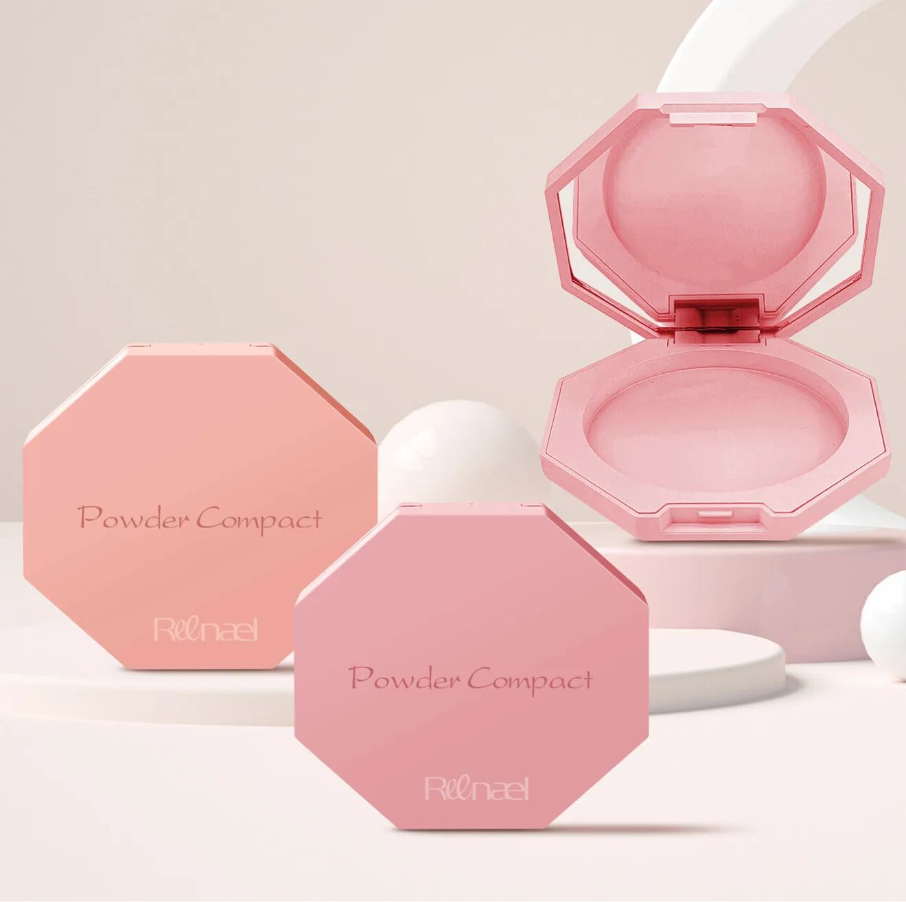 REENAEL particular shape compact powder case eye shadow case