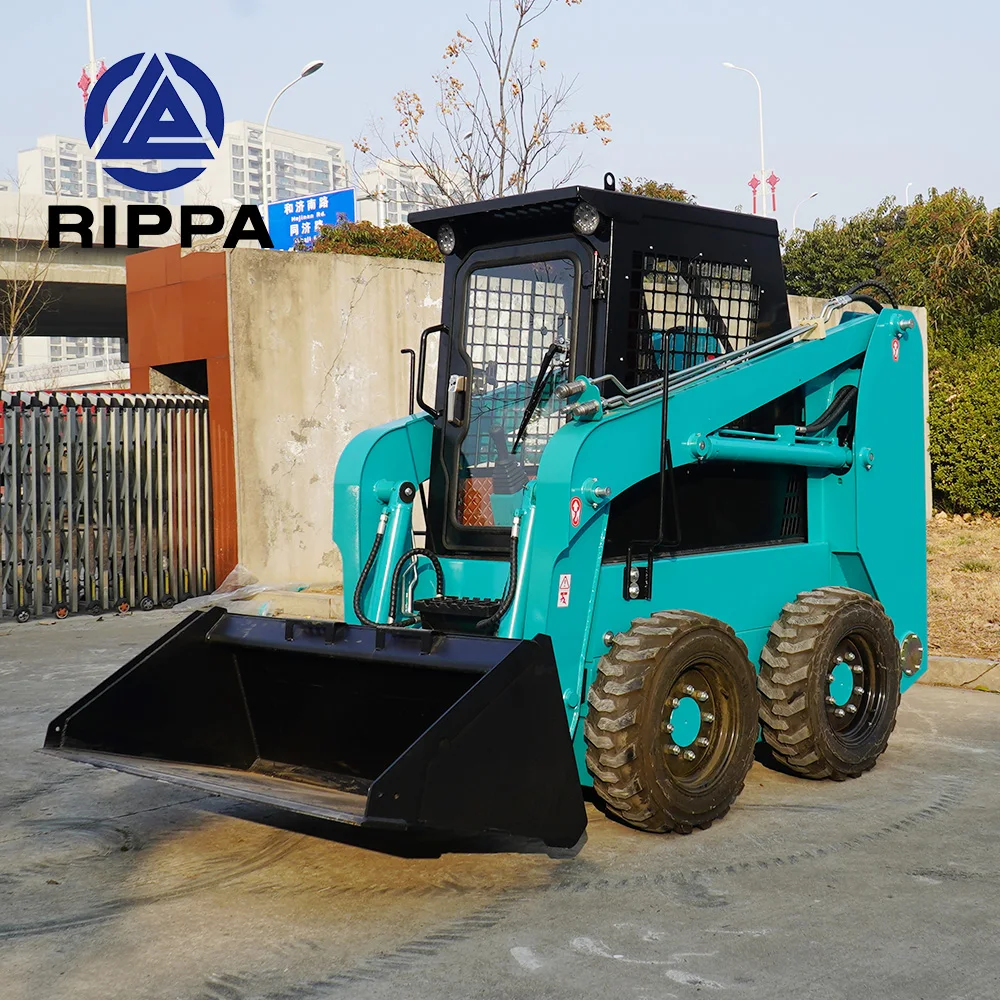 Epa Euro5 Chinese Loader Skid Steer Loader Use Warehouse Farm Manufacturer Mini Crawler Tracked Small Skid Loader Compact