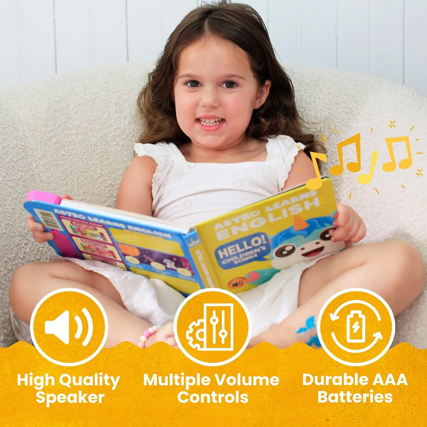 Hot Selling  Nursery Rhymes Educational Toy  Toddler Interactive Talking Books & Sound Books for Children