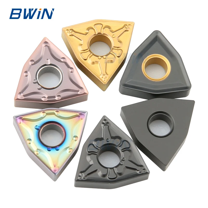 BWIN metal CNC lathe cutting tools WNMG080404 CNC carbide inserts WNMG080408 WNMG 080408 turning inserts