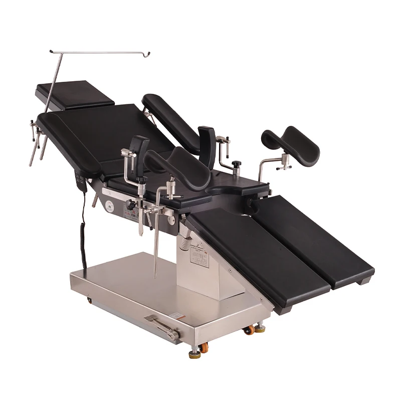 Hospital Advanced 304 Stainless Steel Electric Operating Table C-arm Lifting Surgical Table with CE