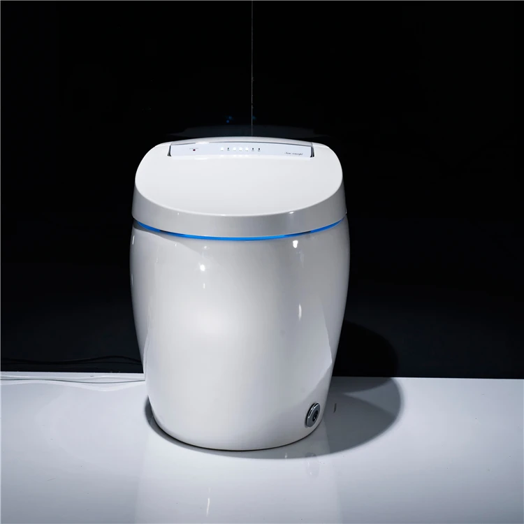 
Western cheap bathroom home WC automatic foot flush intelligent bidet smart toilet 