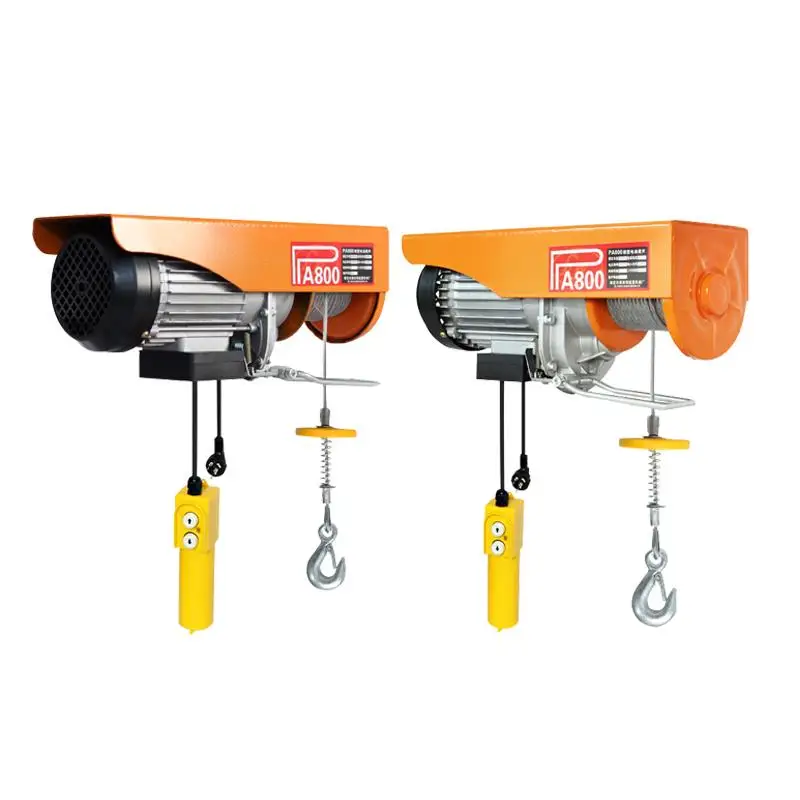 PA1000 30m Factory Price Lifting Tools 200kg -1000kg Industrial Electric Wire Rope Hoist