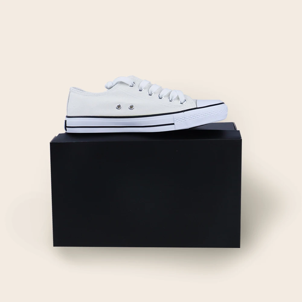 Wholesale Custom Logo Lid and Bottom Shoe Box New Design Paper Sneaker Storage Shoe Packaging Paper Box