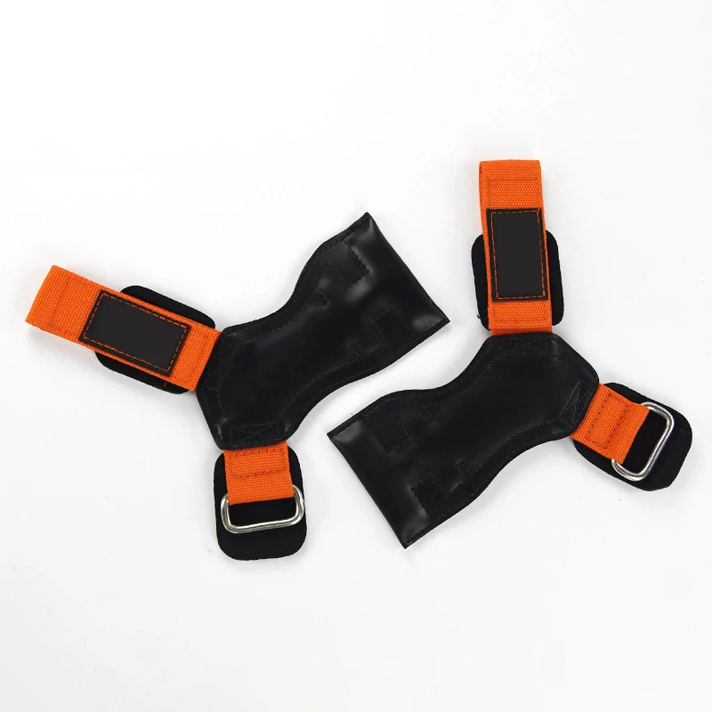 Grips Flex Weight Lifting Gloves Heavy Duty Straps Alternative Power Lifting Hooks for Deadlifts with Padded Wrist Wrap Support