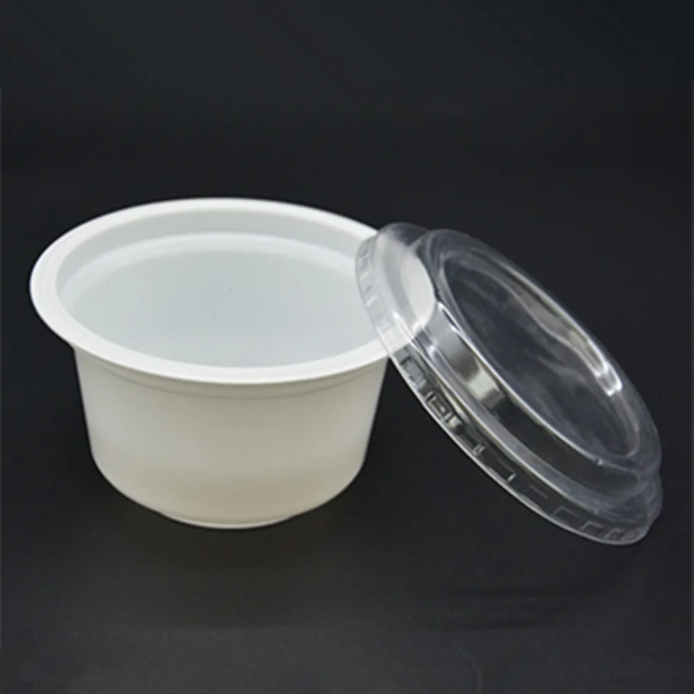 8 oz Disposable plastic food grade PP 230ml frozen yogurt cups with lids