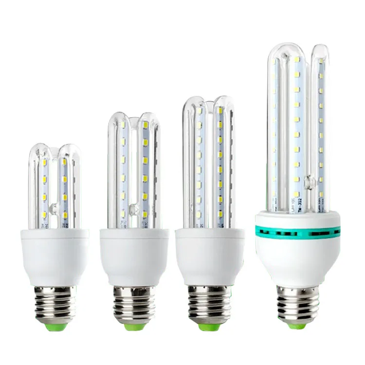 Wholesale U-shaped energy-saving 3w5w7w9w12w24w32w40w50w LED energy-saving lamp corn bulb