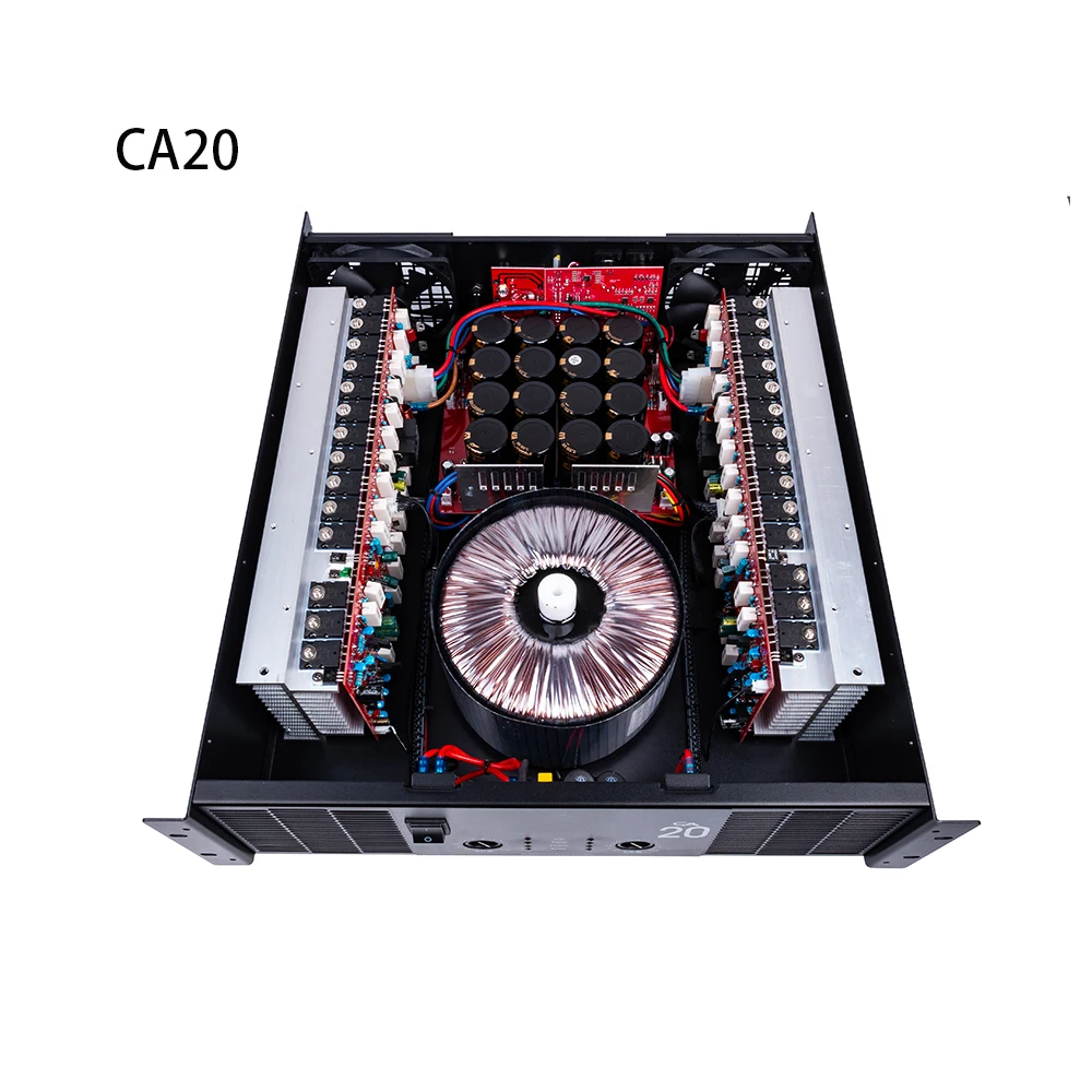 CA20 Hot sales 2*1300 W Class H Audio Power Amplifier 2 Channel DJ High Power Amplifier For Performance