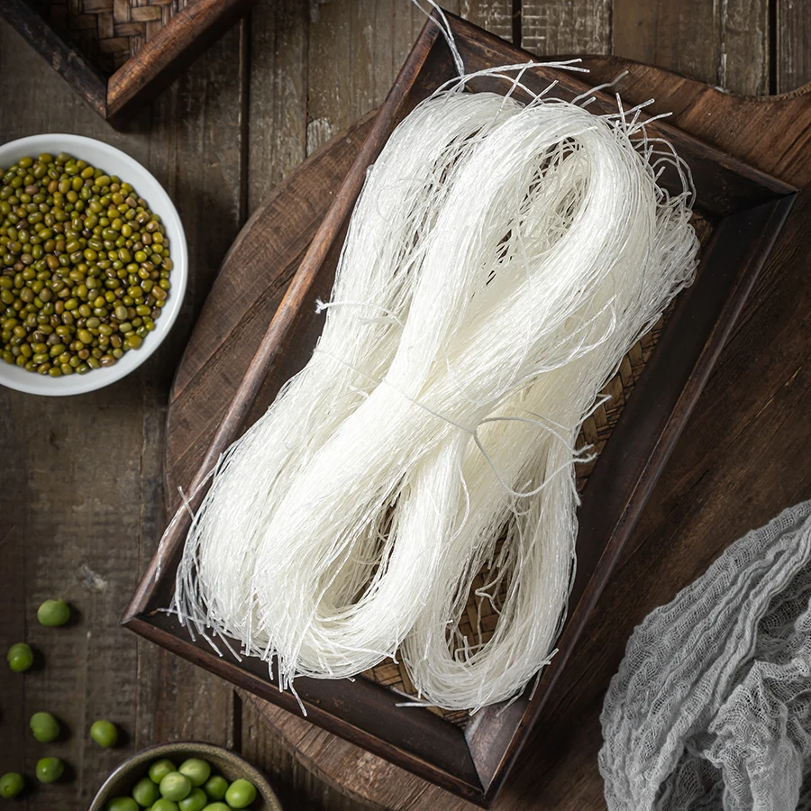 Chinese mung bean vermicelli starch  vermicelli dry glass noodles for 80g pack