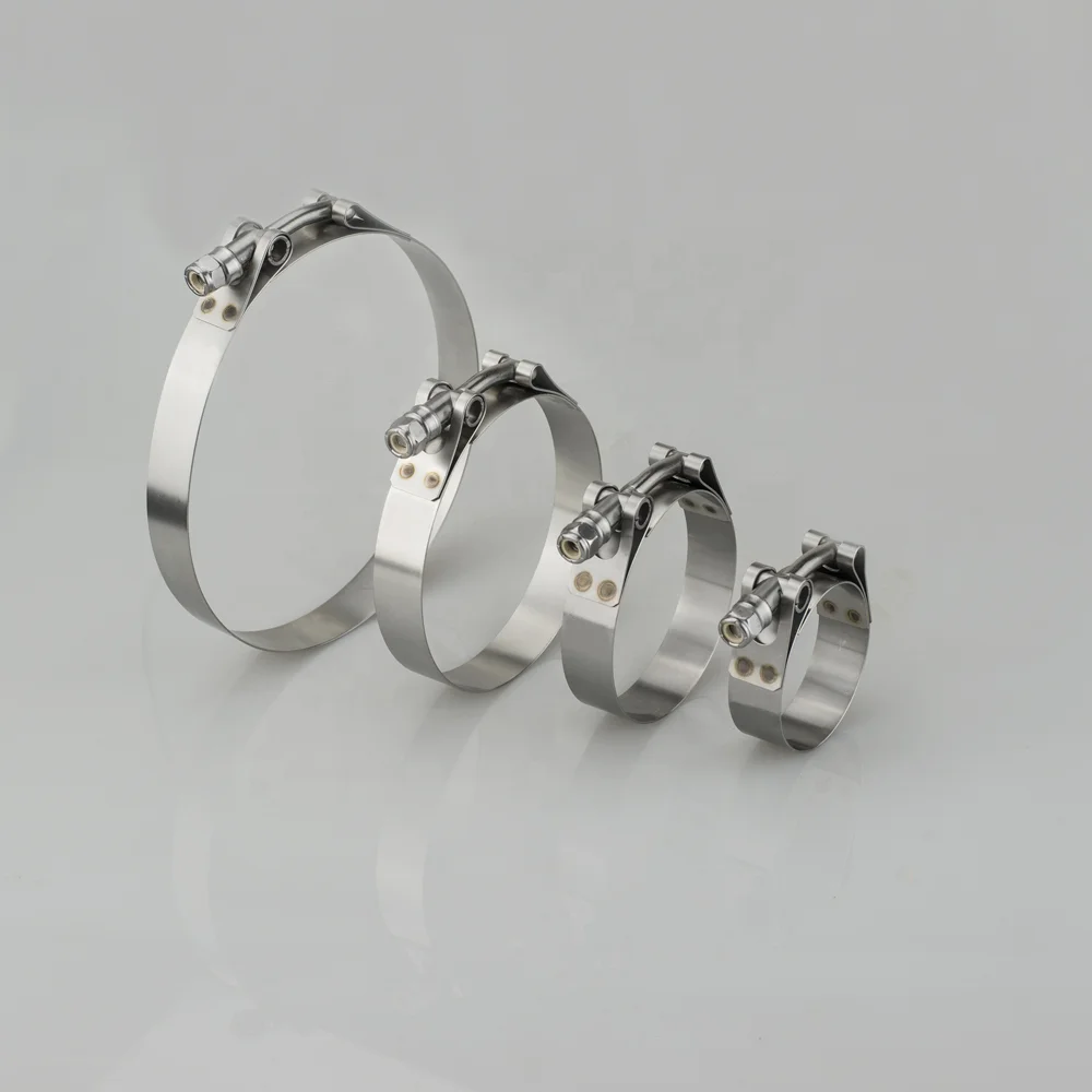 Heavy Duty T-Bolt Clamps for Automotive Exhaust and Hose Car Exhaust Clamps