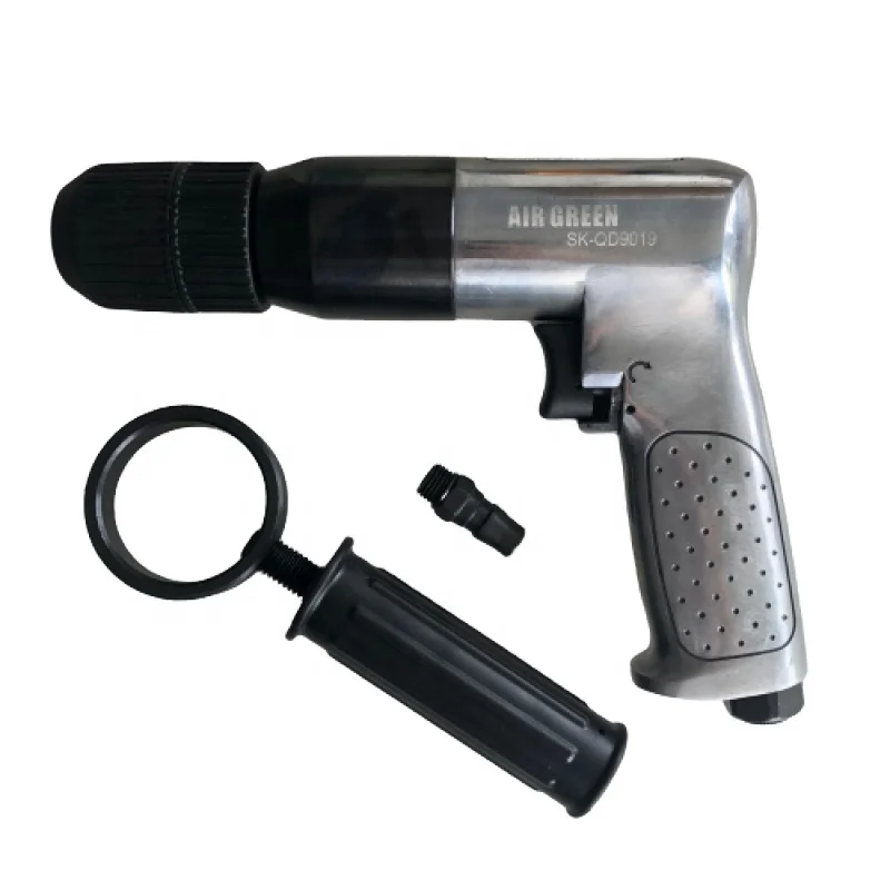 AIR GREEN 3/8' 1460rpm Cordless Pistol Reversible Air Gun Drill for Hole Drilling