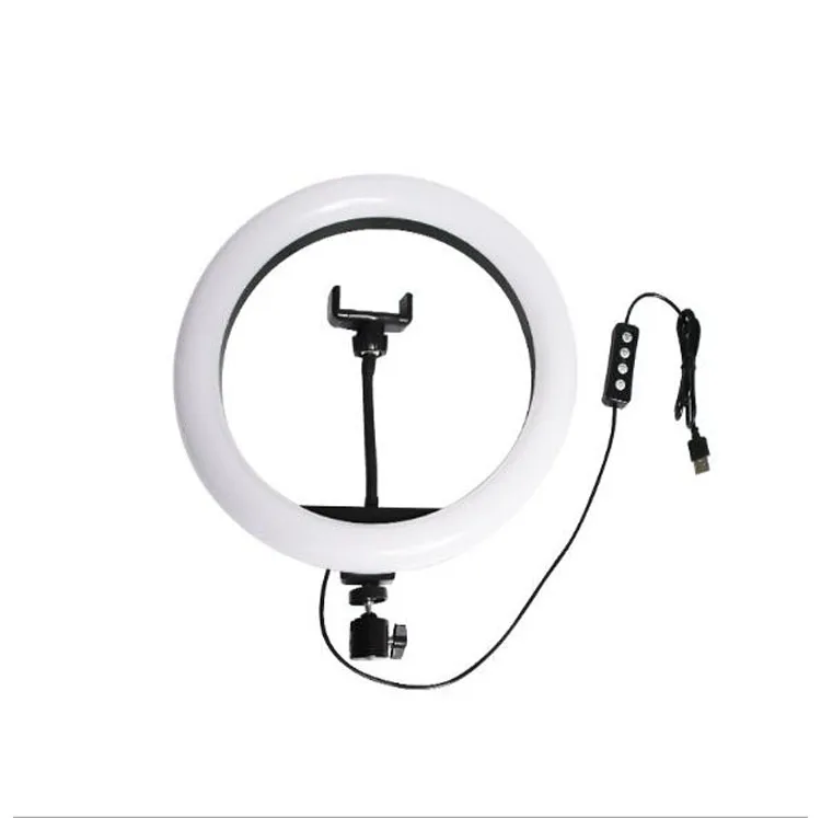 
Популярный светодиодный кольцевой светильник с USB, 16-45 см, кольцевой светильник для фотосъемки с регулируемой яркостью, кольцевой светильник для селфи для Youtube, прямых трансляций, фото, с держателем для телефона 