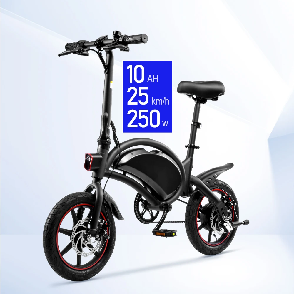 New Design OEM Stock Powerful Motor Electric Bike Ebike Electric Lithium Battery Pedal Assisted Folding City Bicycle