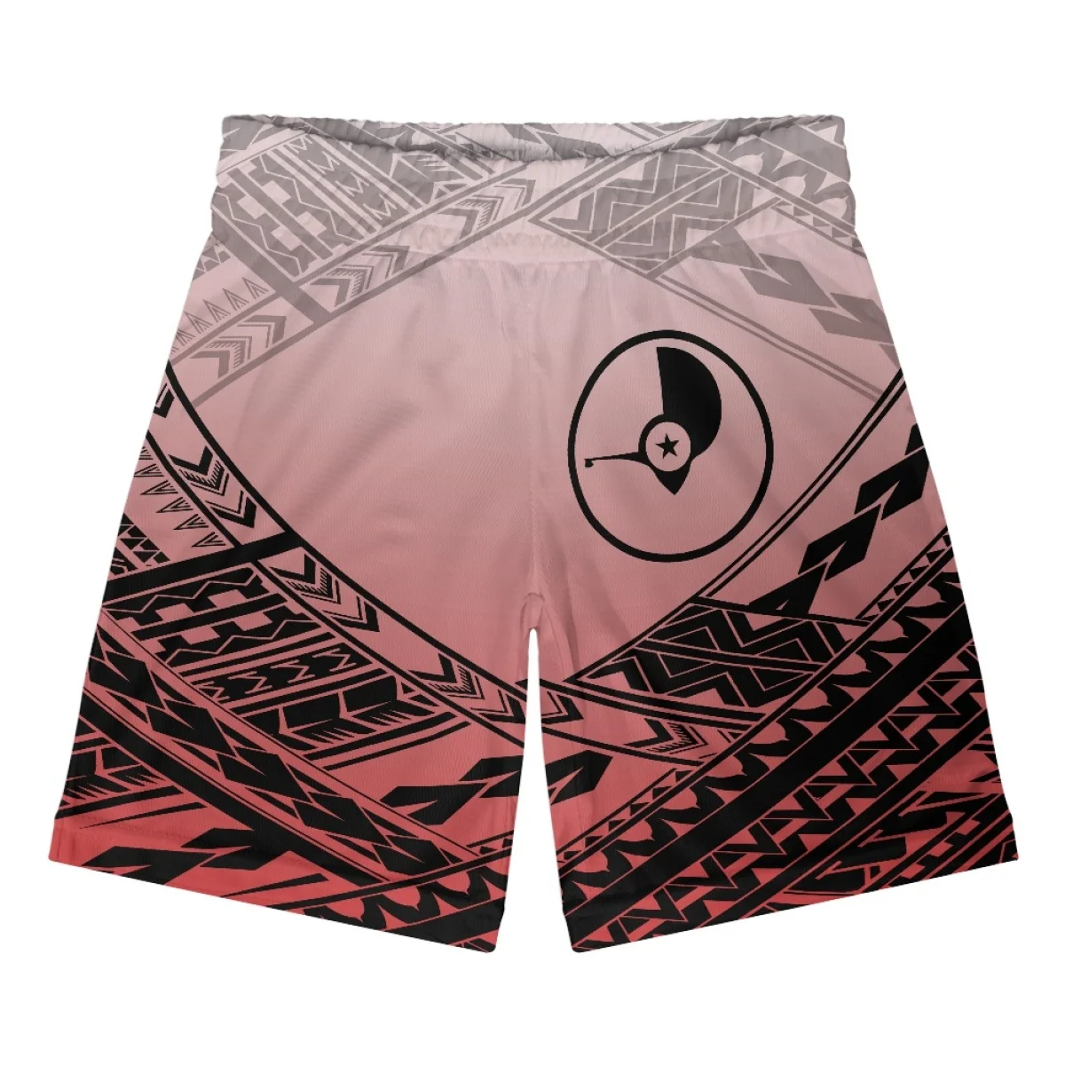 Polyester Mens Customn YAP Fitness Shorts Basketball Sports Wear Running Athletic Polynesian Tribal Print Yoga Gym Fitness