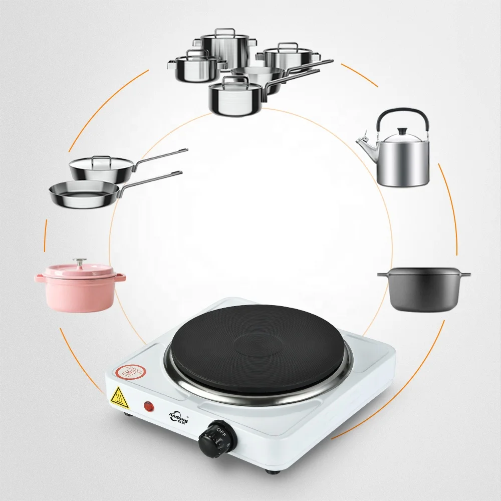Andong countertop Installation burner and SASO,LFGB,GS,CE,RoHS,EMC,CB,EMF Certification electric hot plate
